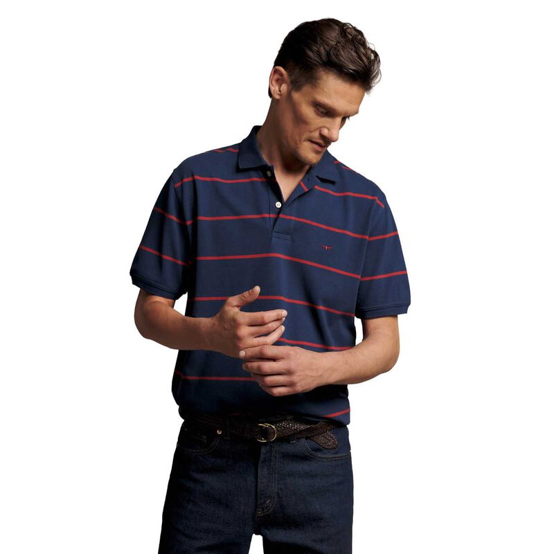 R.M. Williams Ashfield Stripe Polo image number 0